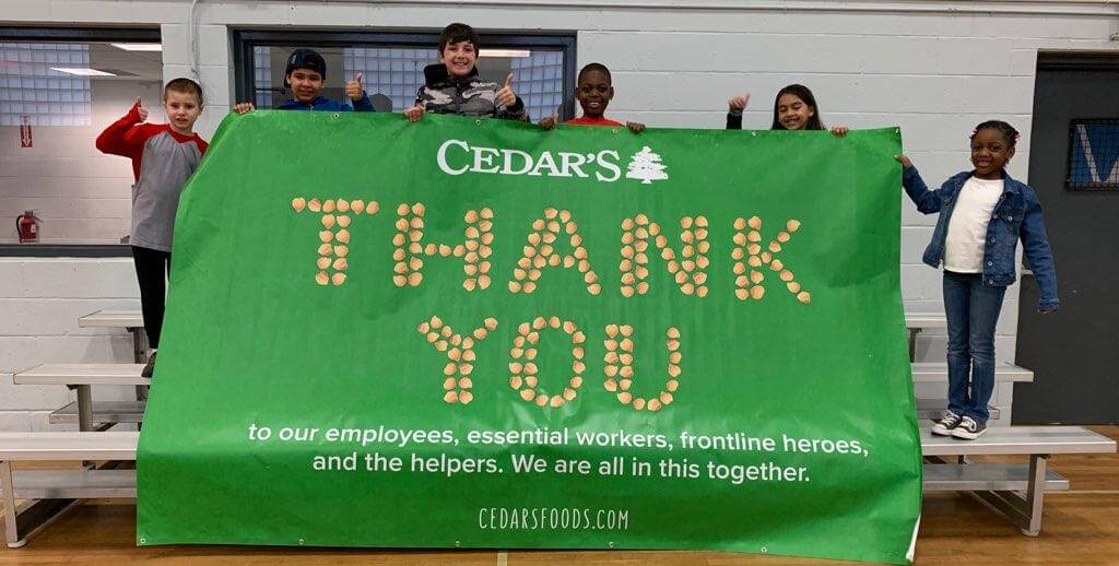Cedar's YMCA Thank You